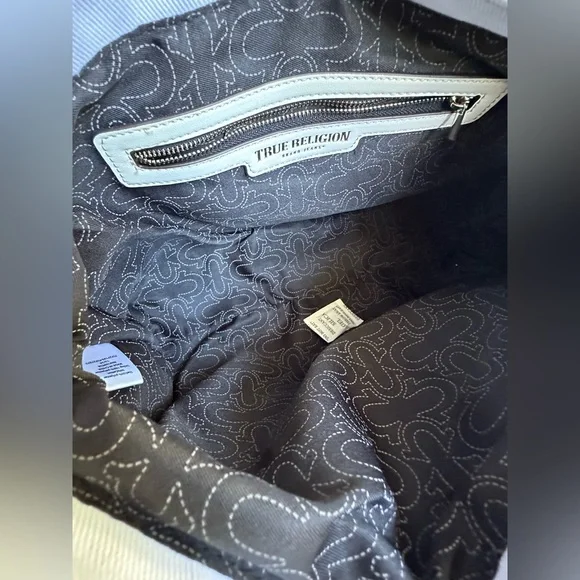 True Religion Multi-Pocket Denim Tote NWOT - Picture 10 of 16